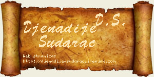 Đenadije Sudarac vizit kartica